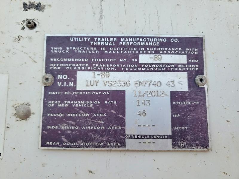 Aukcja sprzedaży 2014 Utility Unknown, vin: 1UYVS2536EM774043, numer aukcji: 46853706