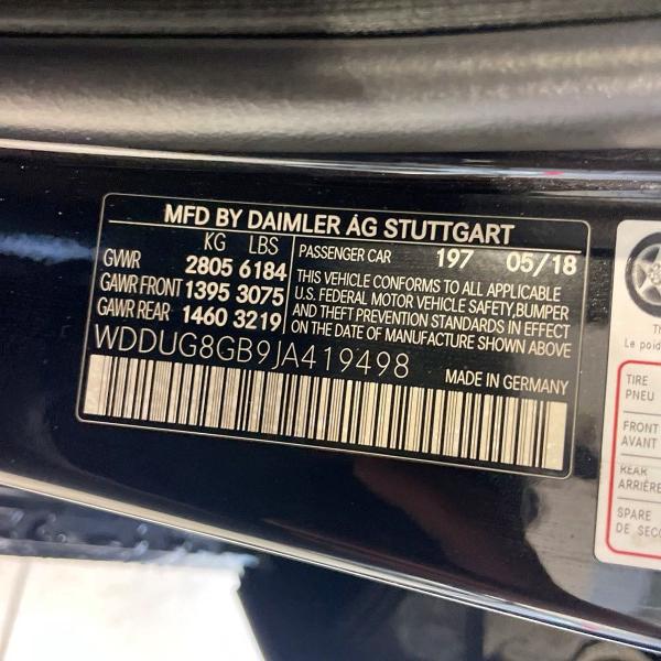 2018 Mercedes-benz S მანქანა იყიდება აუქციონზე, vin: WDDUG8GB9JA419498, აუქციონის ნომერი: 46994326
