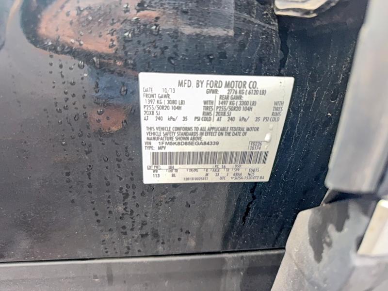 Aukcja sprzedaży 2014 Ford Explorer, vin: 1FM5K8D85EGA84339, numer aukcji: 45444156
