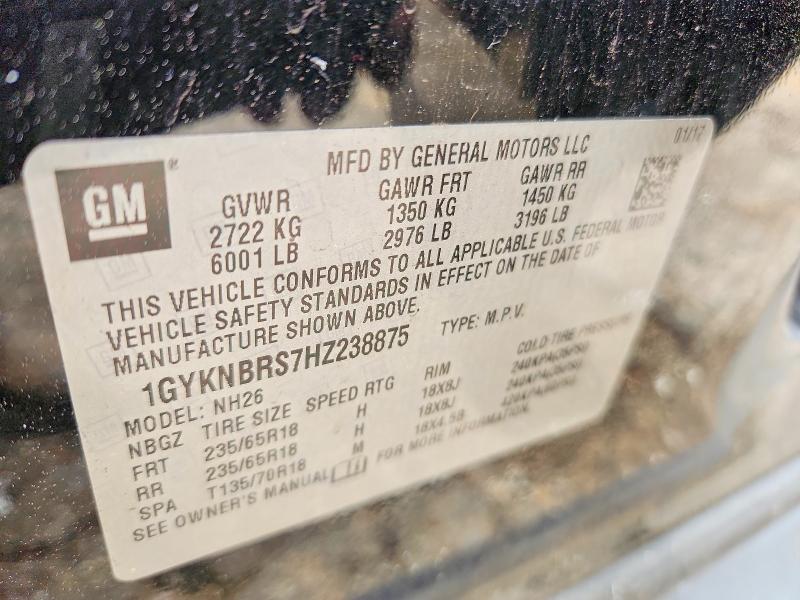 Продаж на аукціоні авто 2017 Cadillac Xt5, vin: 1GYKNBRS7HZ238875, номер лоту: 45602346