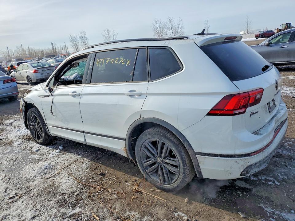 2022 Volkswagen Tiguan მანქანა იყიდება აუქციონზე, vin: 3VV8B7AX2NM078965, აუქციონის ნომერი: 47170276