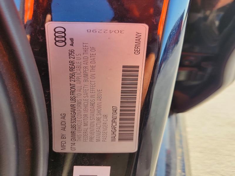 Продажа на аукционе авто 2015 Audi A6, vin: WAUHGAFC3FN010407, номер лота: 76398015