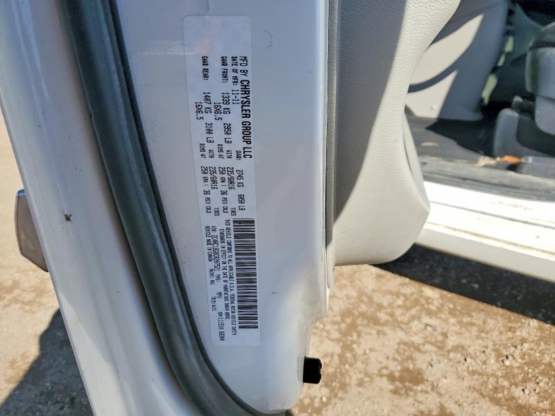Продажа на аукционе авто 2012 Chrysler Town & Country, vin: 2C4RC1BG8CR207521, номер лота: 45997246