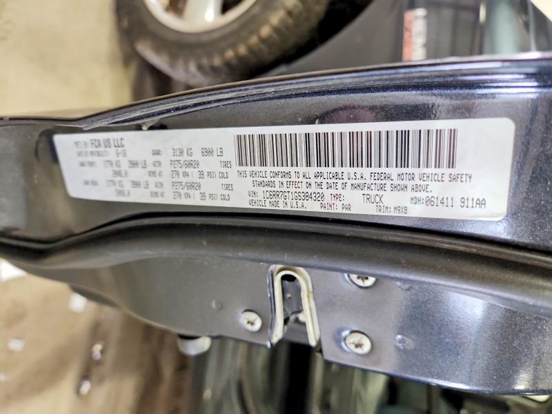 2016 Ram 1500 მანქანა იყიდება აუქციონზე, vin: 1C6RR7GT1GS384320, აუქციონის ნომერი: 41940036