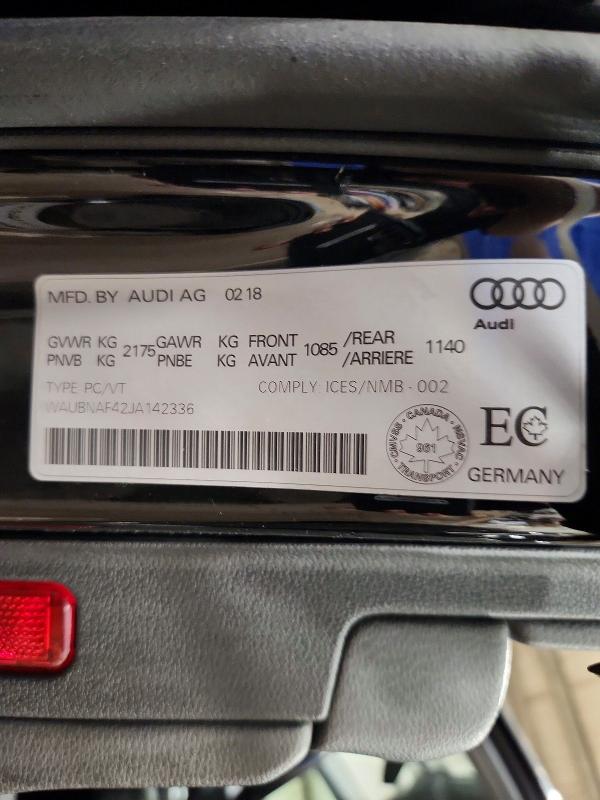 Aukcja sprzedaży 2018 Audi A4, vin: WAUBNAF42JA142336, numer aukcji: 46067076