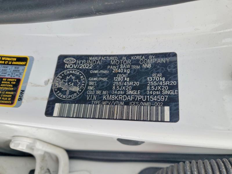 79087765 :رقم المزاد ، KM8KRDAF7PU154597 vin ، 2023 Hyundai Ioniq 5 مزاد بيع