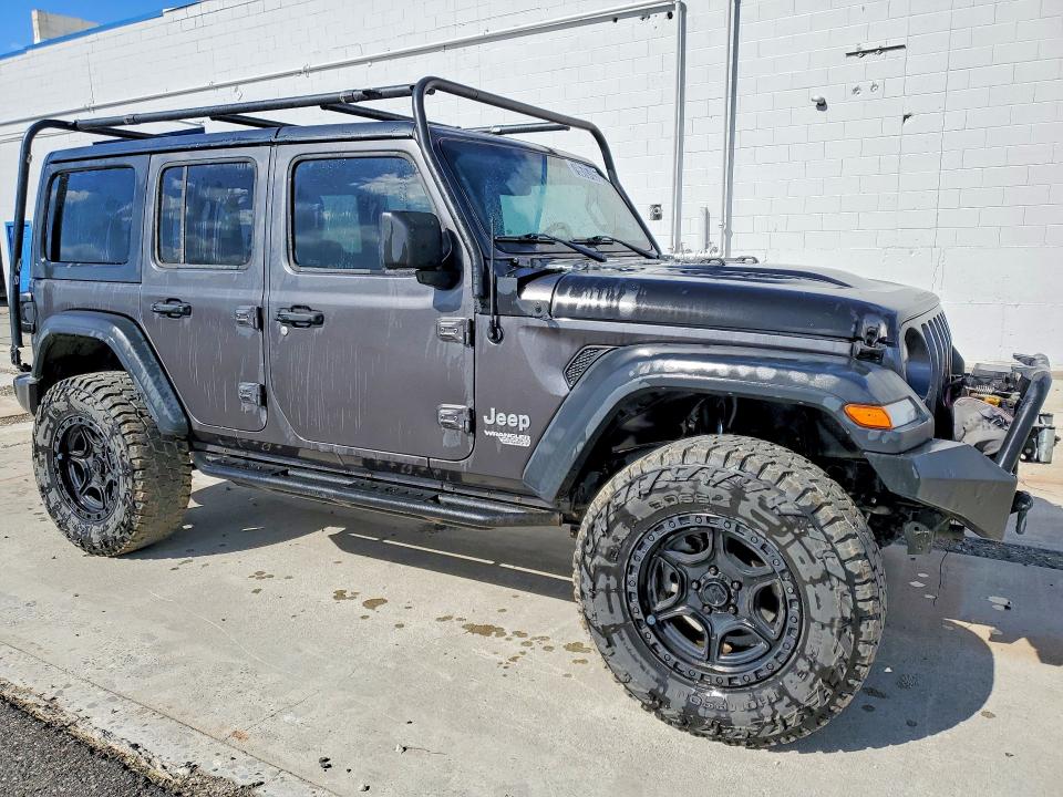 79676705 :رقم المزاد ، 1C4HJXDGXJW198987 vin ، 2018 Jeep Wrangler Unlimited مزاد بيع