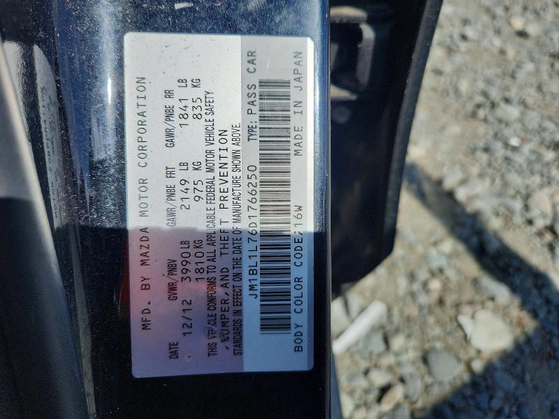 Aukcja sprzedaży 2013 Mazda 3, vin: JM1BL1L76D1766250, numer aukcji: 41718936