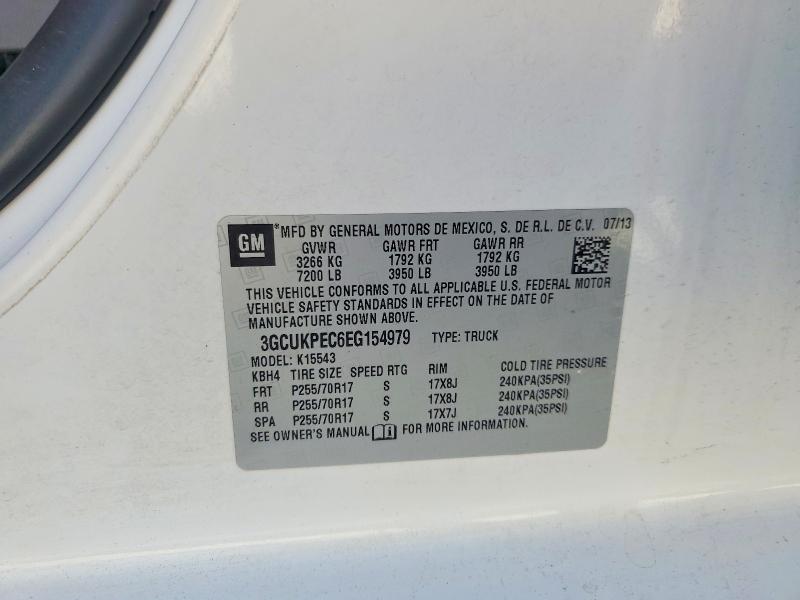 46331056 :رقم المزاد ، 3GCUKPEC6EG154979 vin ، 2014 Chevrolet Silverado مزاد بيع