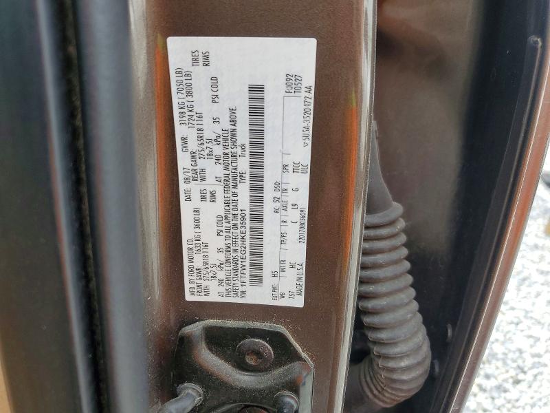 41896526 :رقم المزاد ، 1FTFW1EG2HKE35901 vin ، 2017 Ford F150 مزاد بيع