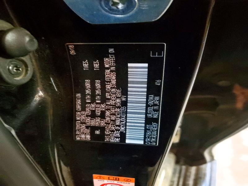 45669696 :رقم المزاد ، JTMCY7AJ0K4077355 vin ، 2019 Toyota Land Cruiser مزاد بيع