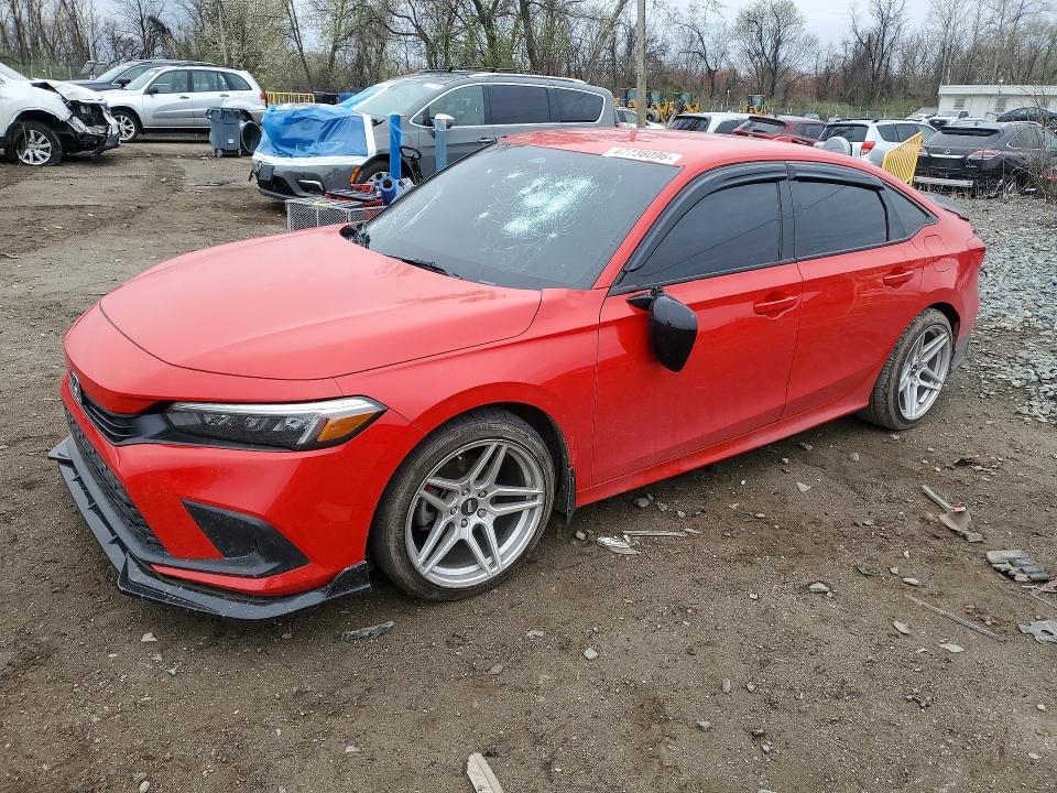 2022 Honda Civic მანქანა იყიდება აუქციონზე, vin: 2HGFE2F56NH554268, აუქციონის ნომერი: 47736096