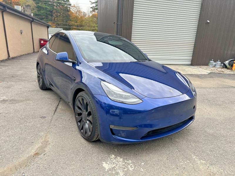 2021 Tesla Model Y მანქანა იყიდება აუქციონზე, vin: 5YJYGDEF1MF140908, აუქციონის ნომერი: 45951536