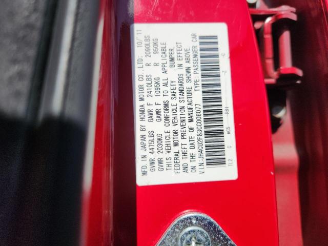 Aukcja sprzedaży 2012 Acura Tsx, vin: JH4CU2F83CC006077, numer aukcji: 45948566