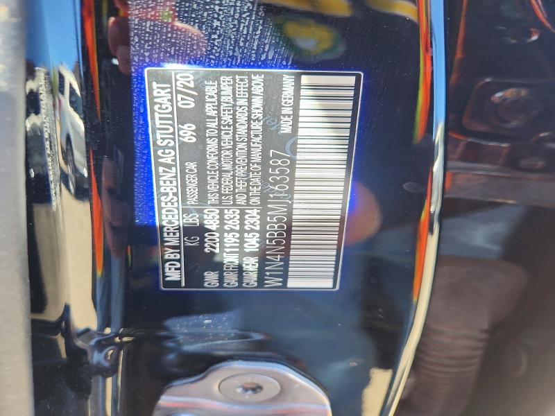 Продаж на аукціоні авто 2021 Mercedes-benz Gla, vin: W1N4N5BB5MJ163587, номер лоту: 46330926