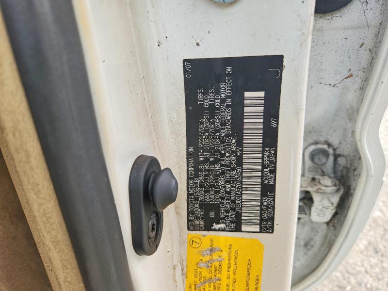 46877466 :رقم المزاد ، JTEDD21A270163960 vin ، 2007 Toyota Highlander مزاد بيع