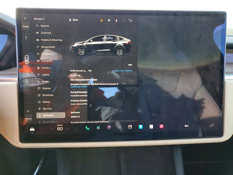 Продаж на аукціоні авто 2022 Tesla Model X, vin: 7SAXCBE53NF329664, номер лоту: 45798596
