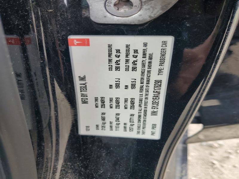2018 Tesla Model 3 მანქანა იყიდება აუქციონზე, vin: 5YJ3E1EA1JF176290, აუქციონის ნომერი: 47229336