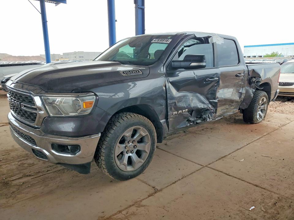 2022 Ram 1500 მანქანა იყიდება აუქციონზე, vin: 1C6SRFFT3NN457292, აუქციონის ნომერი: 47838916