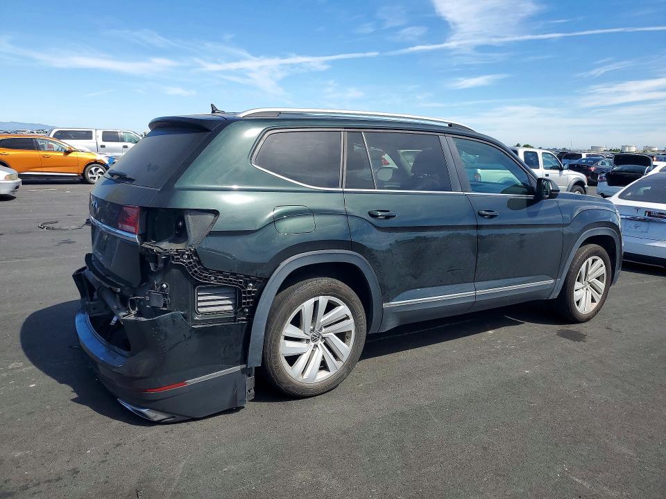 46889736 :رقم المزاد ، 1V2ER2CA4MC585180 vin ، 2021 Volkswagen Atlas مزاد بيع