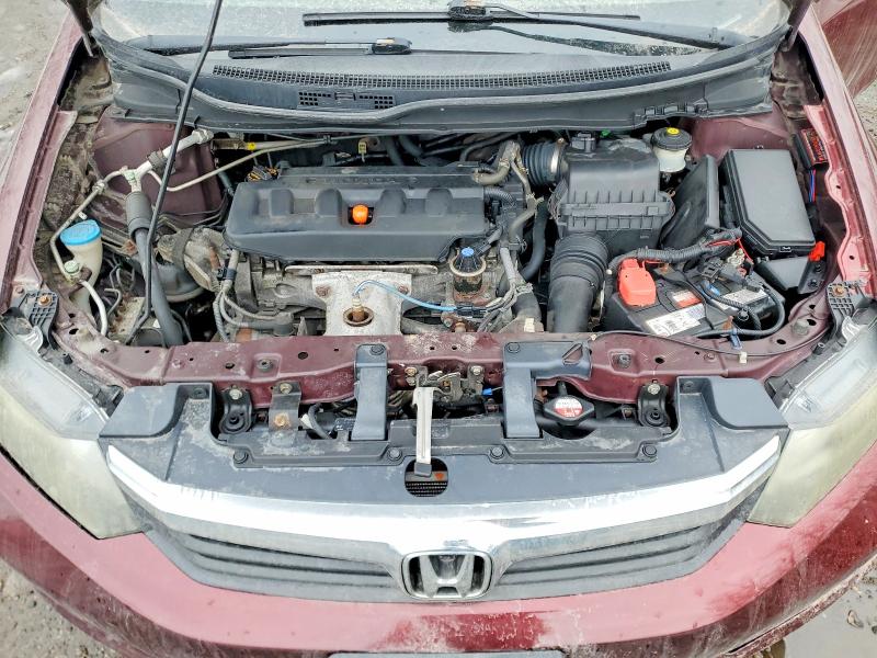 41762046 :رقم المزاد ، 2HGFB2F52CH042349 vin ، 2012 Honda Civic مزاد بيع