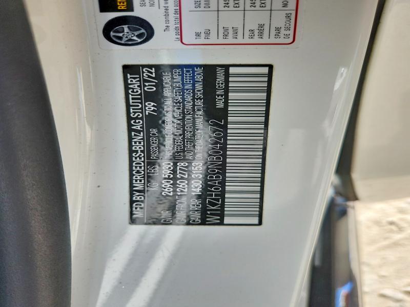Aukcja sprzedaży 2022 Mercedes-benz E, vin: W1KZH6AB9NB042672, numer aukcji: 46666766
