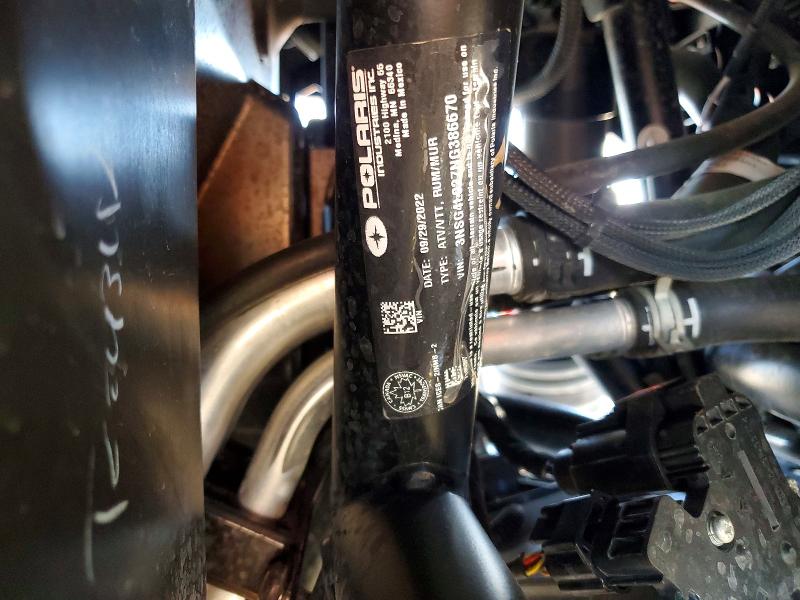 45970116 :رقم المزاد ، 3NSG4L927NG386670 vin ، 2022 Polaris Rzr مزاد بيع