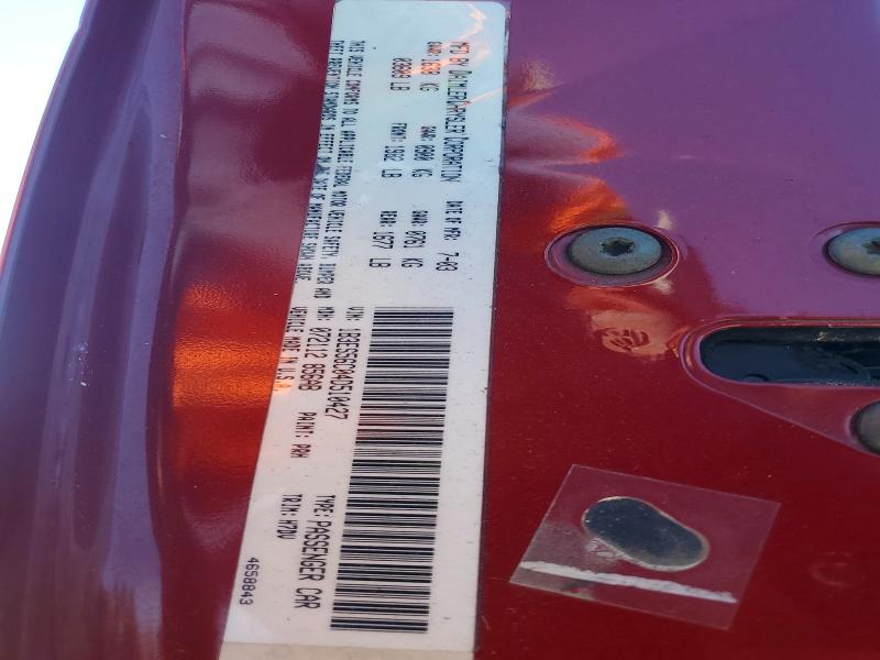 46920206 :رقم المزاد ، 1B3ES56C04D510427 vin ، 2004 Dodge Neon مزاد بيع