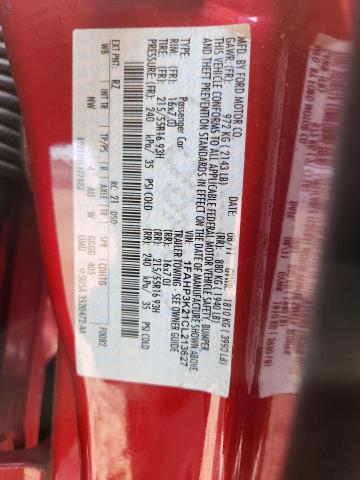 Продаж на аукціоні авто 2012 Ford Focus, vin: 1FAHP3K21CL213627, номер лоту: 48222126