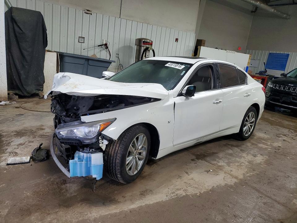 Продаж на аукціоні авто 2014 Infiniti Q50, vin: JN1BV7ARXEM703155, номер лоту: 45515816