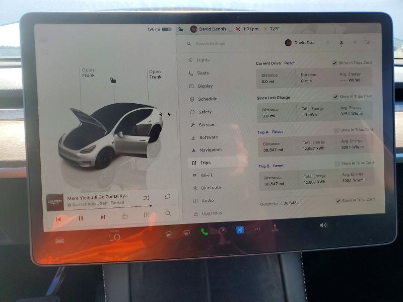 Продажа на аукционе авто 2023 Tesla Model Y, vin: 7SAYGDEE5PF752589, номер лота: 78896265