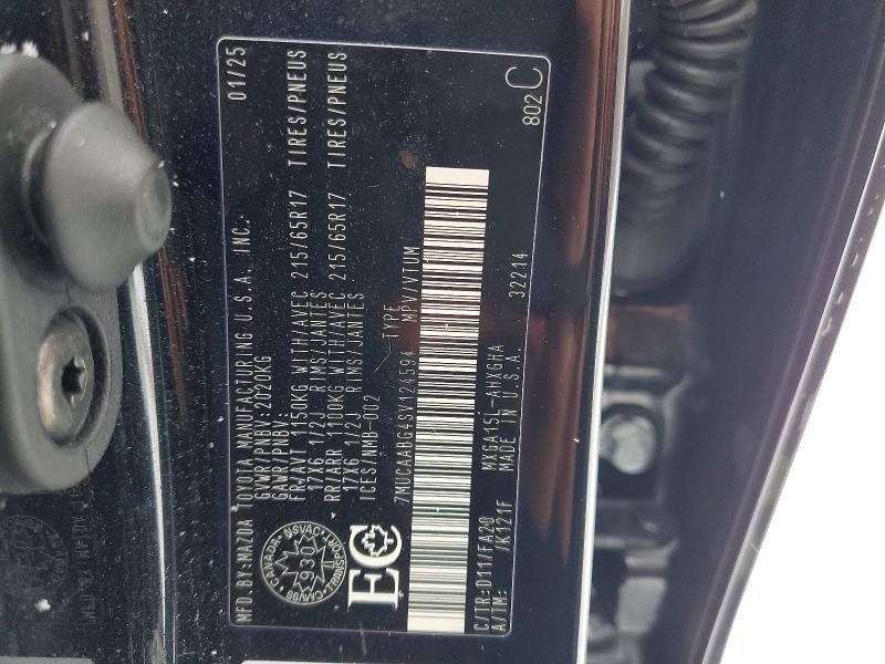 45495006 :رقم المزاد ، 7MUCAABG4SV124594 vin ، 2025 Toyota Corolla Cross مزاد بيع
