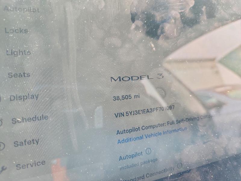 Aukcja sprzedaży 2023 Tesla Model 3, vin: 5YJ3E1EA3PF701097, numer aukcji: 46444506