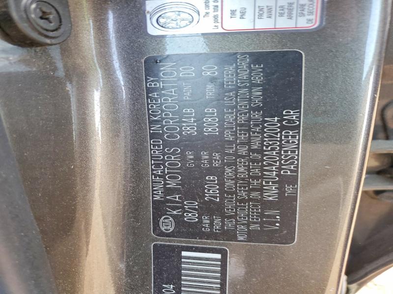 Продаж на аукціоні авто 2010 Kia Forte, vin: KNAFU4A20A5312004, номер лоту: 47097456