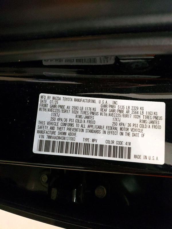 46376416 :رقم المزاد ، 7MMVAADW4SN137083 vin ، 2025 Mazda Cx-50 مزاد بيع