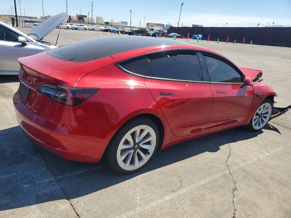 2022 Tesla Model 3 მანქანა იყიდება აუქციონზე, vin: 5YJ3E1EA4NF203522, აუქციონის ნომერი: 46220986