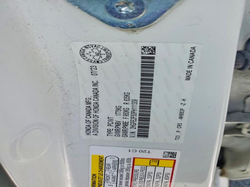 Продажа на аукционе авто 2023 Honda Civic, vin: 2HGFE2F50PH111309, номер лота: 46706356