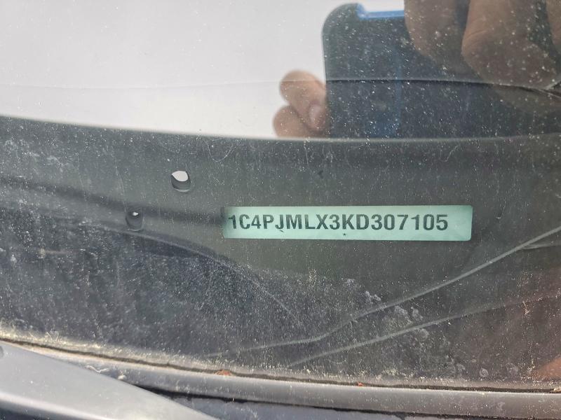 Auction sale of the 2019 Jeep Cherokee, vin: 1C4PJMLX3KD307105, lot number: 41868006