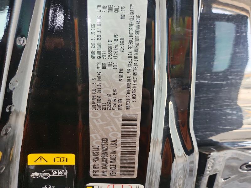 Aukcja sprzedaży 2022 Jeep Wrangler Unlimited, vin: 1C4JJXP65NW276733, numer aukcji: 46856166