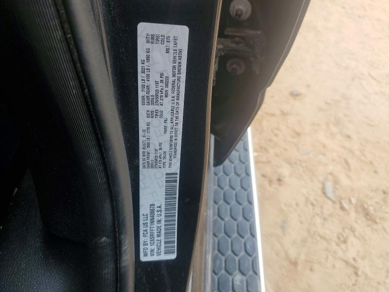 41900806 :رقم المزاد ، 1C6SRFFT1NN406678 vin ، 2022 Ram 1500 مزاد بيع