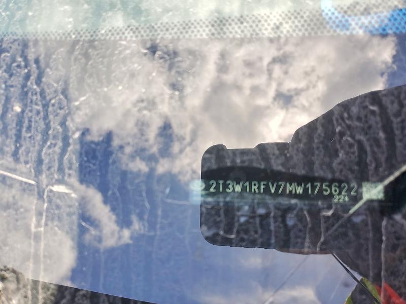 2021 Toyota Rav4 მანქანა იყიდება აუქციონზე, vin: 2T3W1RFV7MW175622, აუქციონის ნომერი: 79387745
