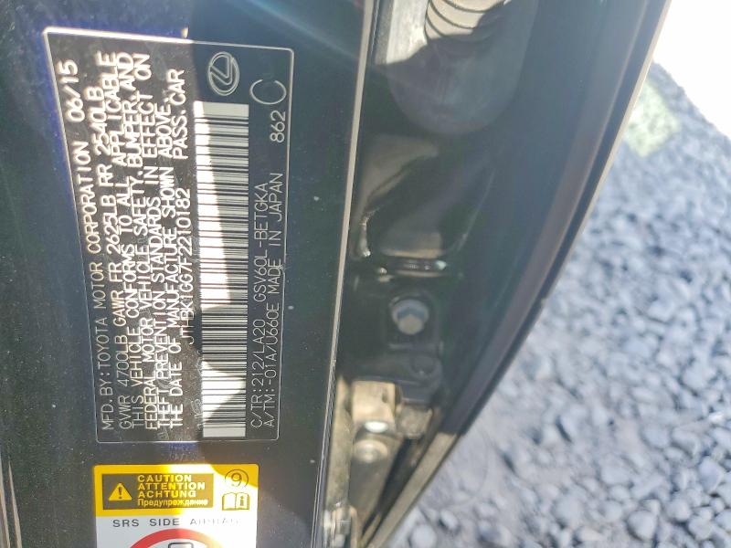 Продажа на аукционе авто 2015 Lexus Es 350, vin: JTHBK1GG7F2210182, номер лота: 47641846