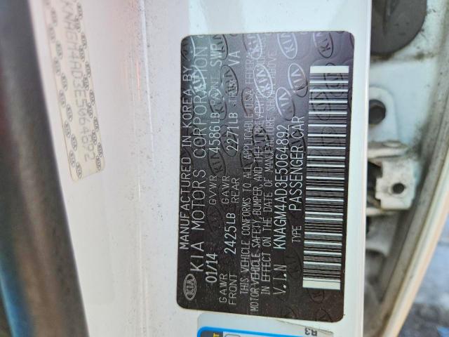 Продаж на аукціоні авто 2014 Kia Optima Hybrid, vin: KNAGM4AD3E5064892, номер лоту: 46335486