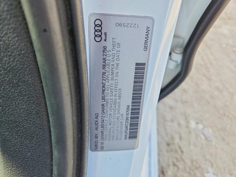 Продаж на аукціоні авто 2016 Audi A6, vin: WAUFGAFC2GN167094, номер лоту: 42011016