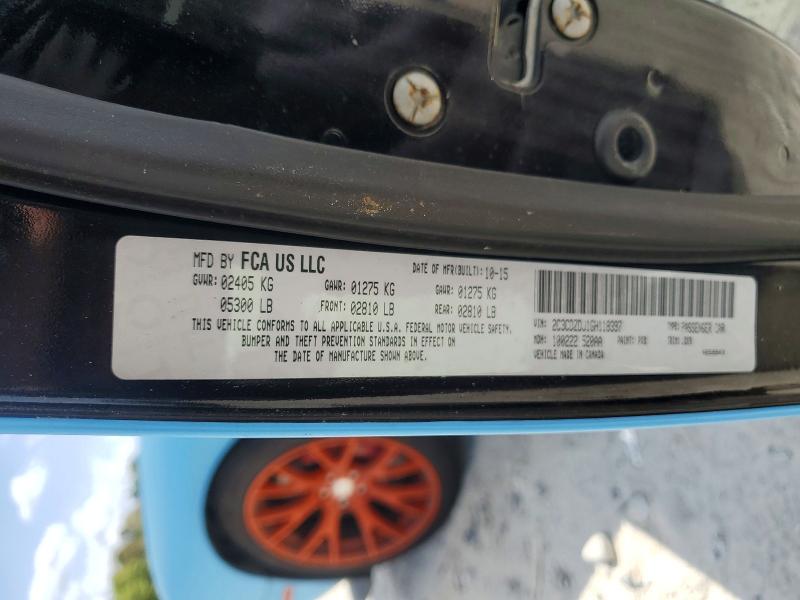 Aukcja sprzedaży 2016 Dodge Challenger, vin: 2C3CDZDJ1GH118397, numer aukcji: 48118996