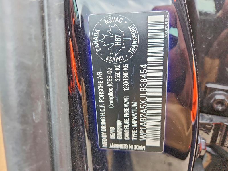 Auction sale of the 2018 Porsche Macan, vin: WP1AB2A5XJLB38454, lot number: 47167256