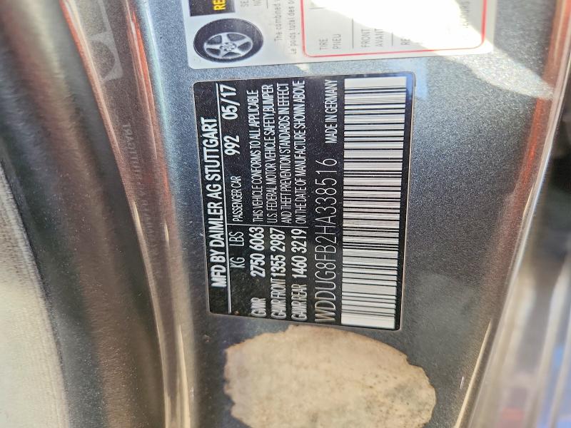 Aukcja sprzedaży 2017 Mercedes-benz S, vin: WDDUG8FB2HA338516, numer aukcji: 47889166