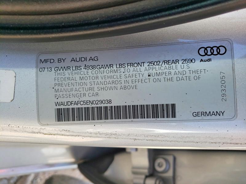 Aukcja sprzedaży 2014 Audi A6, vin: WAUDFAFC5EN029038, numer aukcji: 46069156