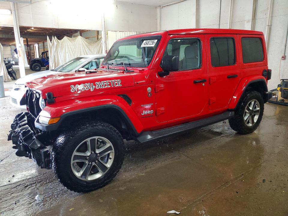 2018 Jeep Wrangler Unlimited მანქანა იყიდება აუქციონზე, vin: 1C4HJXEGXJW267806, აუქციონის ნომერი: 45487296