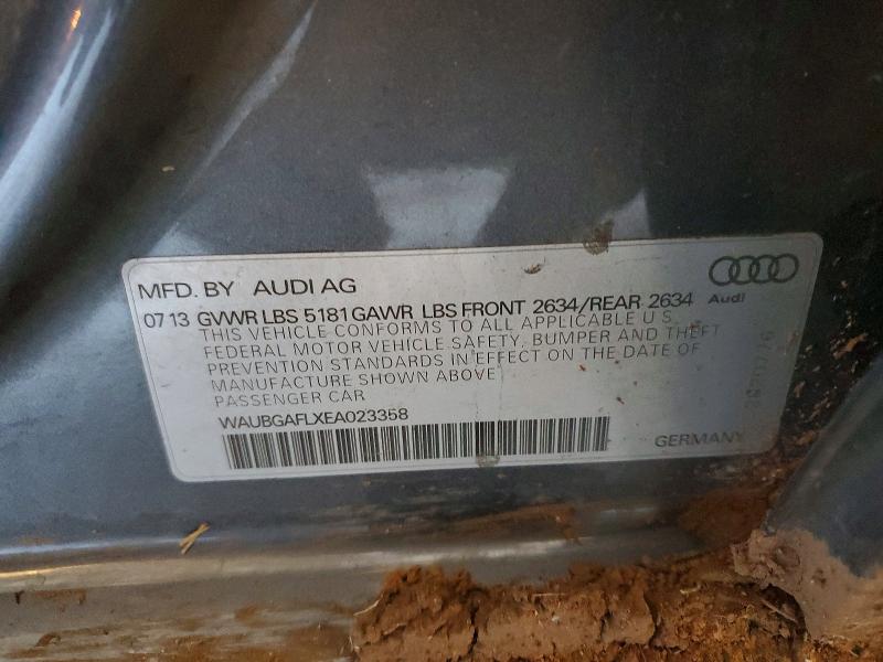 Продажа на аукционе авто 2014 Audi S4, vin: WAUBGAFLXEA023358, номер лота: 45533296